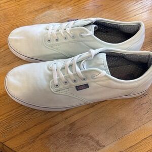 Vans Off The Wall Women's Canvas Lace Up Tennis Shoe Low Top Size‎ 9 Mint Green